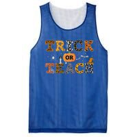 Trick Or Teach Funny School Teacher Halloween Costume Gift Mesh Reversible Basketball Jersey Tank