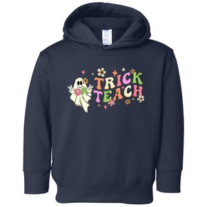 Trick Or Teach Cute Ghost Funny Teacher Halloween Costume Toddler Hoodie