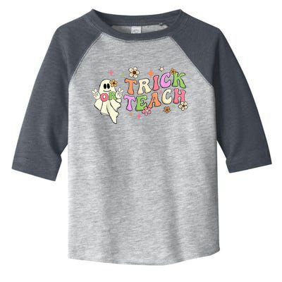 Trick Or Teach Cute Ghost Funny Teacher Halloween Costume Toddler Fine Jersey T-Shirt