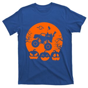 Truck Or Treat Skeleton Monster Truck Moon Pumpkin Halloween Cute Gift T-Shirt