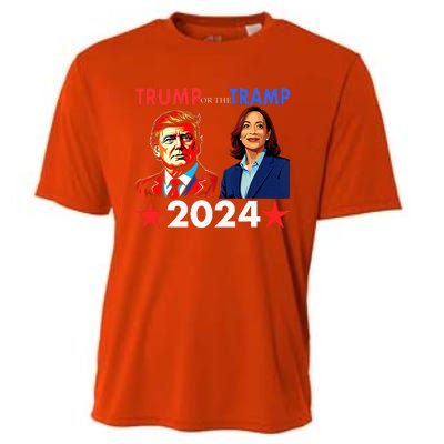 Trump Or The Tramp 2024 Vote For Trump Cooling Performance Crew T-Shirt