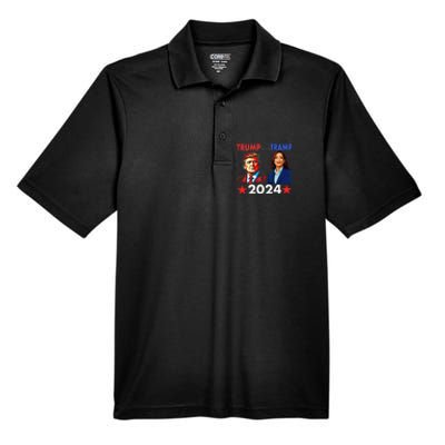 Trump Or The Tramp 2024 Vote For Trump Men's Origin Performance Pique Polo