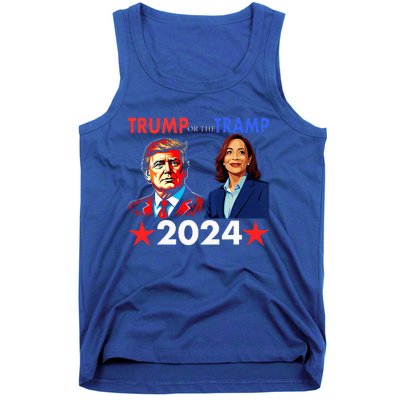 Trump Or The Tramp 2024 Vote For Trump Tank Top