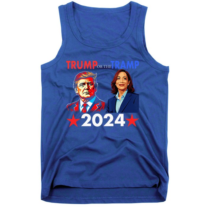 Trump Or The Tramp 2024 Vote For Trump Tank Top