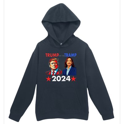 Trump Or The Tramp 2024 Vote For Trump Urban Pullover Hoodie