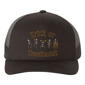 Trick Or Treatment Pt Physical Therapy Therapist Halloween Yupoong Adult 5-Panel Trucker Hat