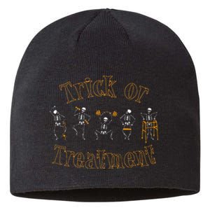 Trick Or Treatment Pt Physical Therapy Therapist Halloween Sustainable Beanie