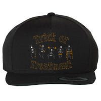 Trick Or Treatment Pt Physical Therapy Therapist Halloween Wool Snapback Cap