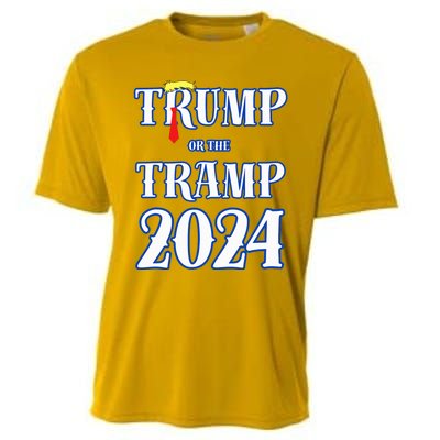 Trump Or The Tramp 2024 Vote For Trump Cooling Performance Crew T-Shirt