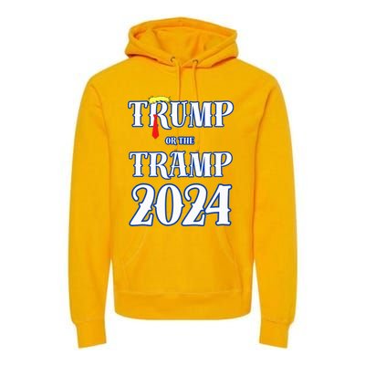 Trump Or The Tramp 2024 Vote For Trump Premium Hoodie