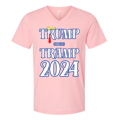 Trump Or The Tramp 2024 Vote For Trump V-Neck T-Shirt