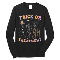 Trick Or Treatment Pt Physical Therapy Therapist Halloween Long Sleeve Shirt