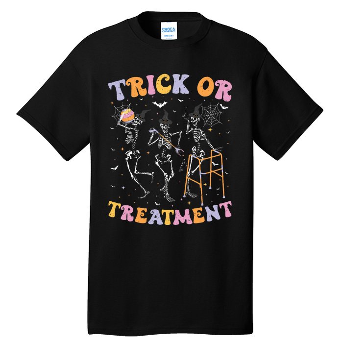 Trick Or Treatment Pt Physical Therapy Therapist Halloween Tall T-Shirt