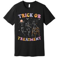 Trick Or Treatment Pt Physical Therapy Therapist Halloween Premium T-Shirt