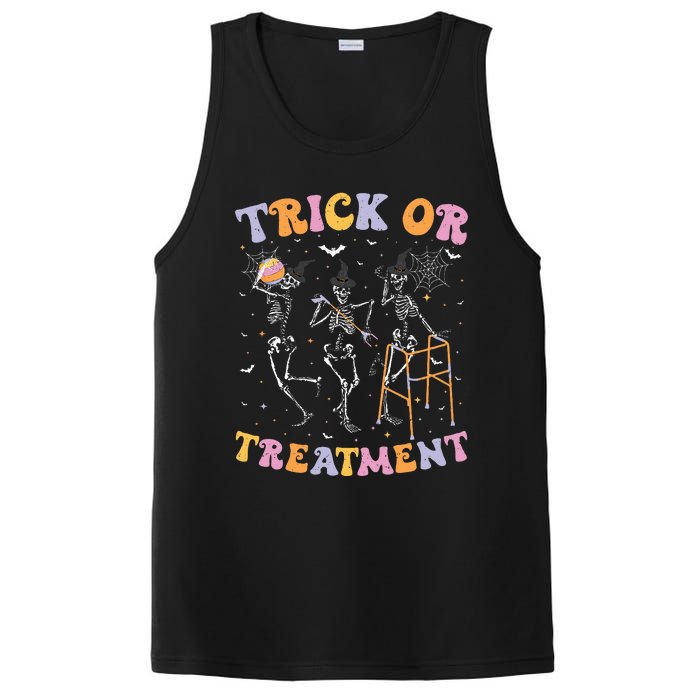 Trick Or Treatment Pt Physical Therapy Therapist Halloween PosiCharge Competitor Tank