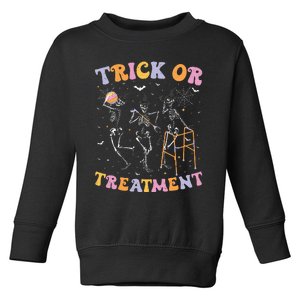 Trick Or Treatment Pt Physical Therapy Therapist Halloween Toddler Sweatshirt