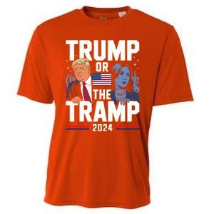 Trump Or The Tramp 2024 Vote For Trump Cooling Performance Crew T-Shirt