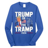 Trump Or The Tramp 2024 Vote For Trump Long Sleeve Shirt