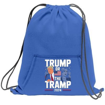 Trump Or The Tramp 2024 Vote For Trump Sweatshirt Cinch Pack Bag