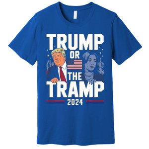 Trump Or The Tramp 2024 Vote For Trump Premium T-Shirt