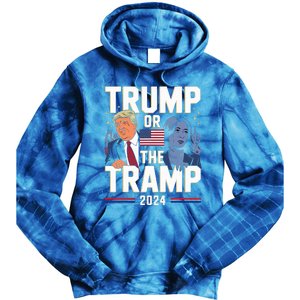 Trump Or The Tramp 2024 Vote For Trump Tie Dye Hoodie