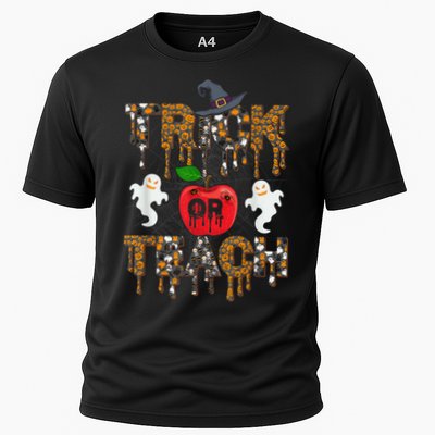 Trick Or Teach Funny Teacher Halloween Costume  Wo Performance Shirt