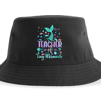 Teacher Of Tiny Mermaid Mermazing Back To School Girls Women Sustainable Bucket Hat