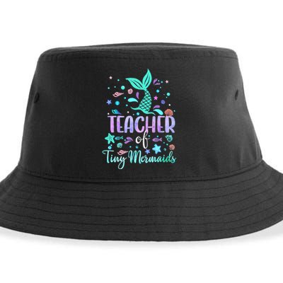 Teacher Of Tiny Mermaid Mermazing Back To School Girls Women Sustainable Bucket Hat