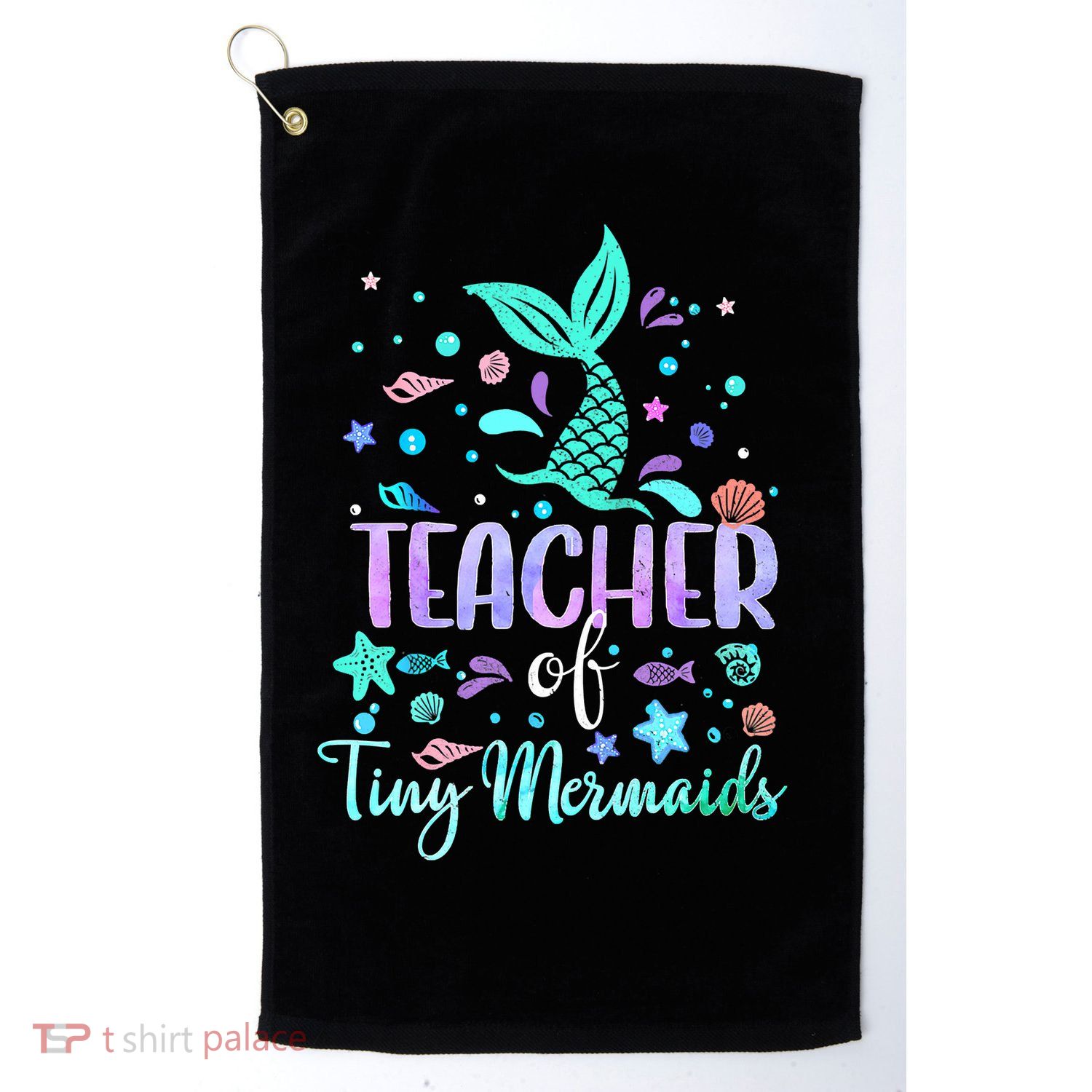 Teacher Of Tiny Mermaid Mermazing Back To School Girls Women Golf Towel