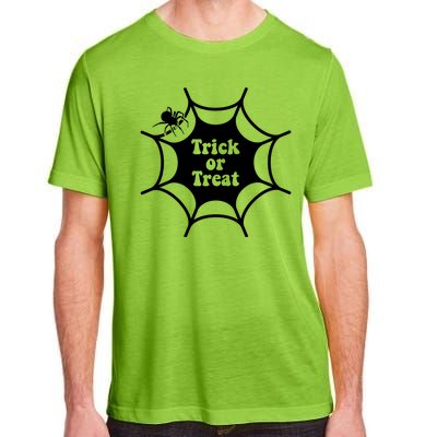 Trick Or Treat Spider Web Halloween Adult ChromaSoft Performance T-Shirt