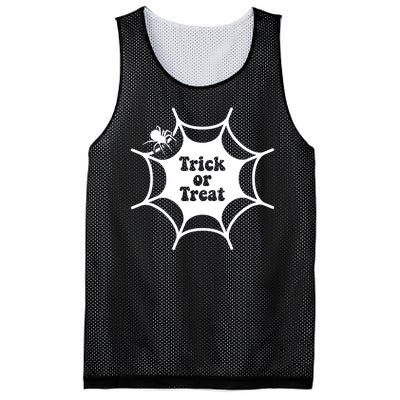 Trick Or Treat Spider Web Halloween Mesh Reversible Basketball Jersey Tank