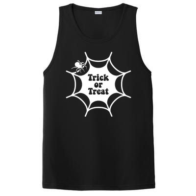 Trick Or Treat Spider Web Halloween PosiCharge Competitor Tank