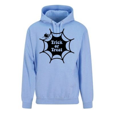 Trick Or Treat Spider Web Halloween Unisex Surf Hoodie