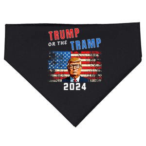 Trump Or The Tramp 2024 Vote For Trump USA-Made Doggie Bandana