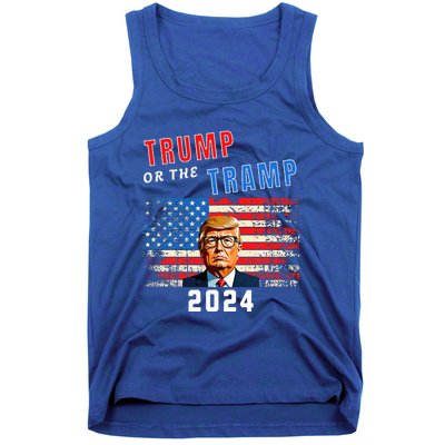 Trump Or The Tramp 2024 Vote For Trump Tank Top