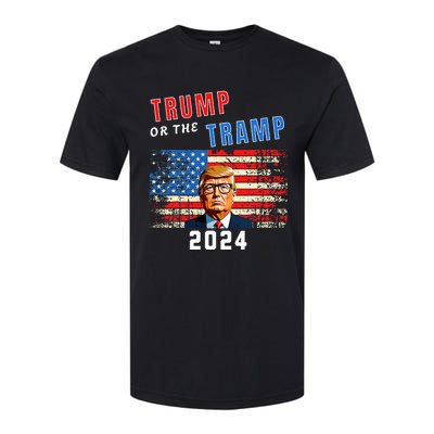 Trump Or The Tramp 2024 Vote For Trump Softstyle CVC T-Shirt