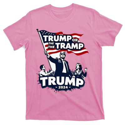 Trump Or The Tramp 2024 Vote For Trump Vance Election T-Shirt