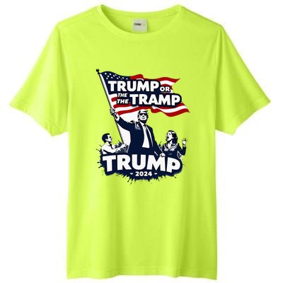 Trump Or The Tramp 2024 Vote For Trump Vance Election Tall Fusion ChromaSoft Performance T-Shirt