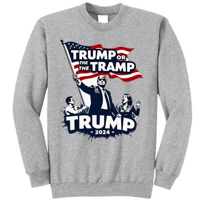 Trump Or The Tramp 2024 Vote For Trump Vance Election Sweatshirt