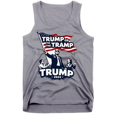 Trump Or The Tramp 2024 Vote For Trump Vance Election Tank Top