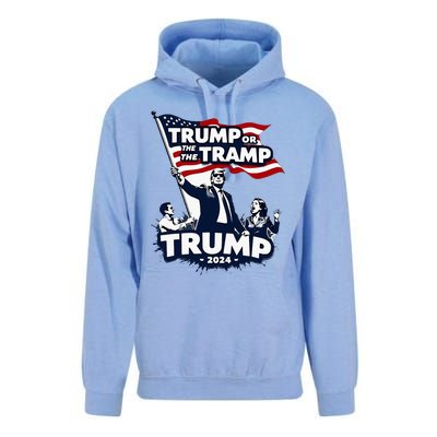 Trump Or The Tramp 2024 Vote For Trump Vance Election Unisex Surf Hoodie