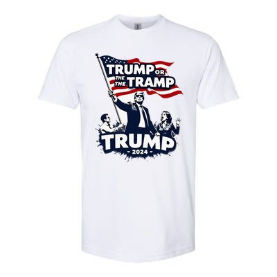 Trump Or The Tramp 2024 Vote For Trump Vance Election Softstyle CVC T-Shirt