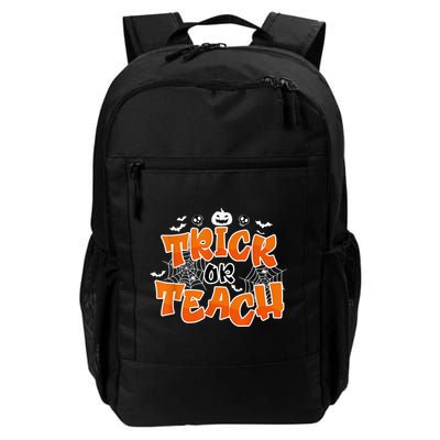 Trick Or Teach Funny Teacher Halloween Costume Backpack