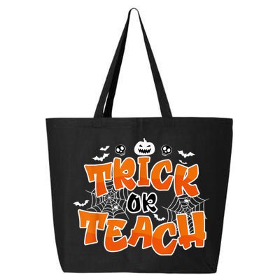 Trick Or Teach Funny Teacher Halloween Costume 25L Jumbo Tote