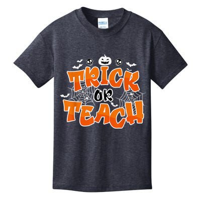 Trick Or Teach Funny Teacher Halloween Costume Kids T-Shirt