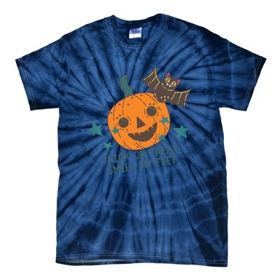 Trick Or Treat Smell My Feet Tie-Dye T-Shirt