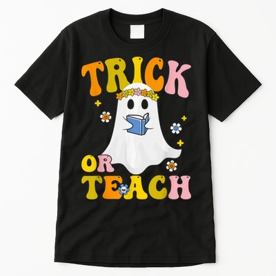 Trick Or Teach Funny Teacher Halloween Costume Teacher Tall T-Shirt