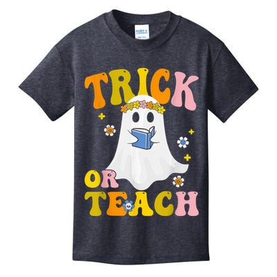 Trick Or Teach Funny Teacher Halloween Costume Teacher Kids T-Shirt