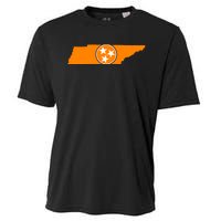 Tennessee Orange Tristar Flag State Cooling Performance Crew T-Shirt