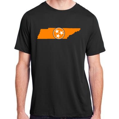 Tennessee Orange Tristar Flag State Adult ChromaSoft Performance T-Shirt